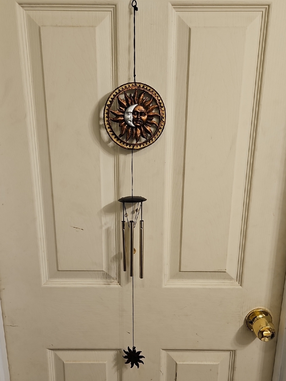 Celestial Bronze Sun & Moon Wind Chime